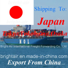 Transport de fret maritime par fret maritime consolidé de Chine à Tokyo, Nagoya, Osaka et Yokohama